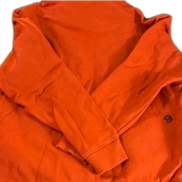 Mountain Hardwear Orange Hoodie with Black Graphic - Picture 3 of 4